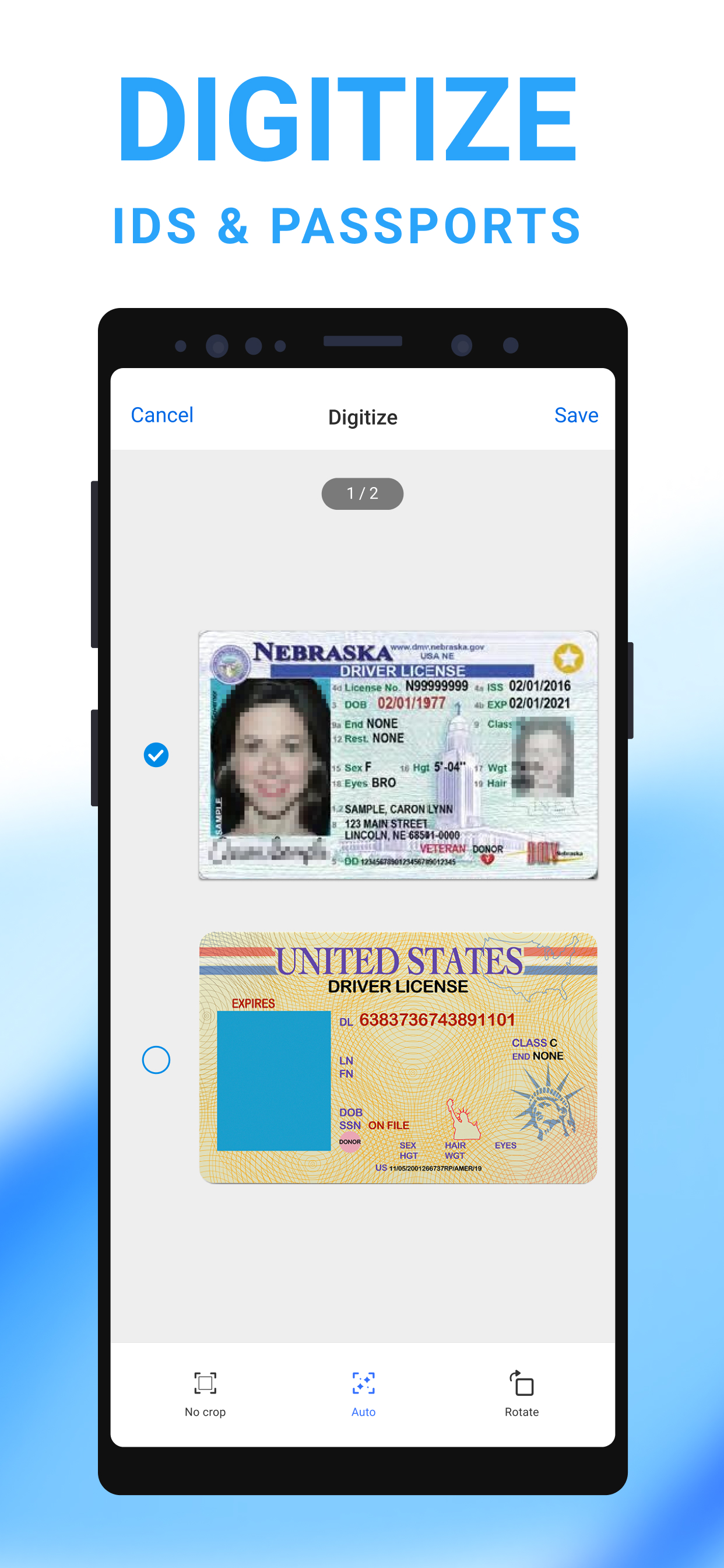 اسکرین شات 4 برنامه Mobile Scanner App - Scan PDF