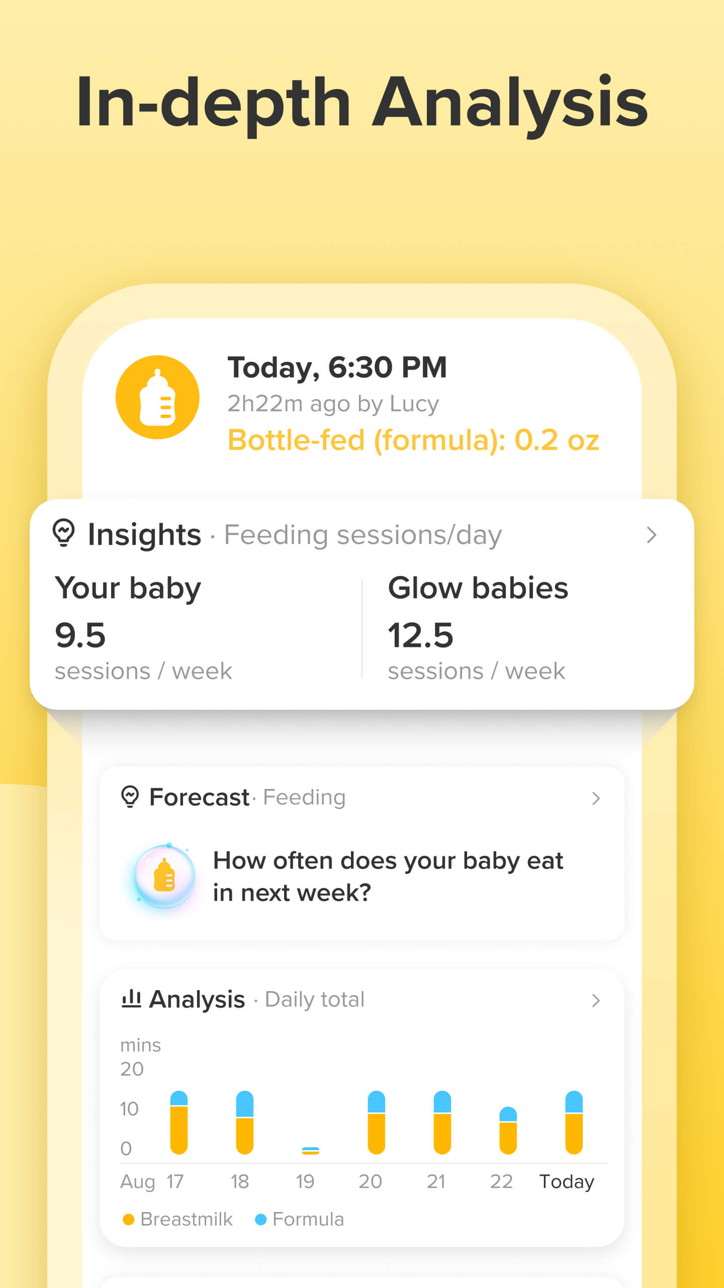 اسکرین شات 4 برنامه Baby Tracker App | Glow