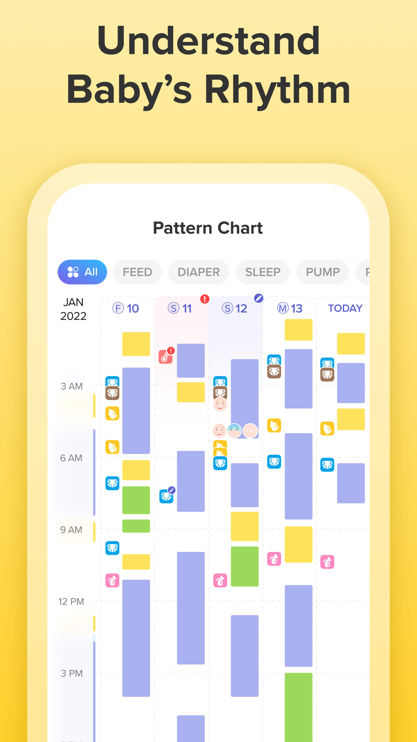 اسکرین شات 5 برنامه Baby Tracker App | Glow