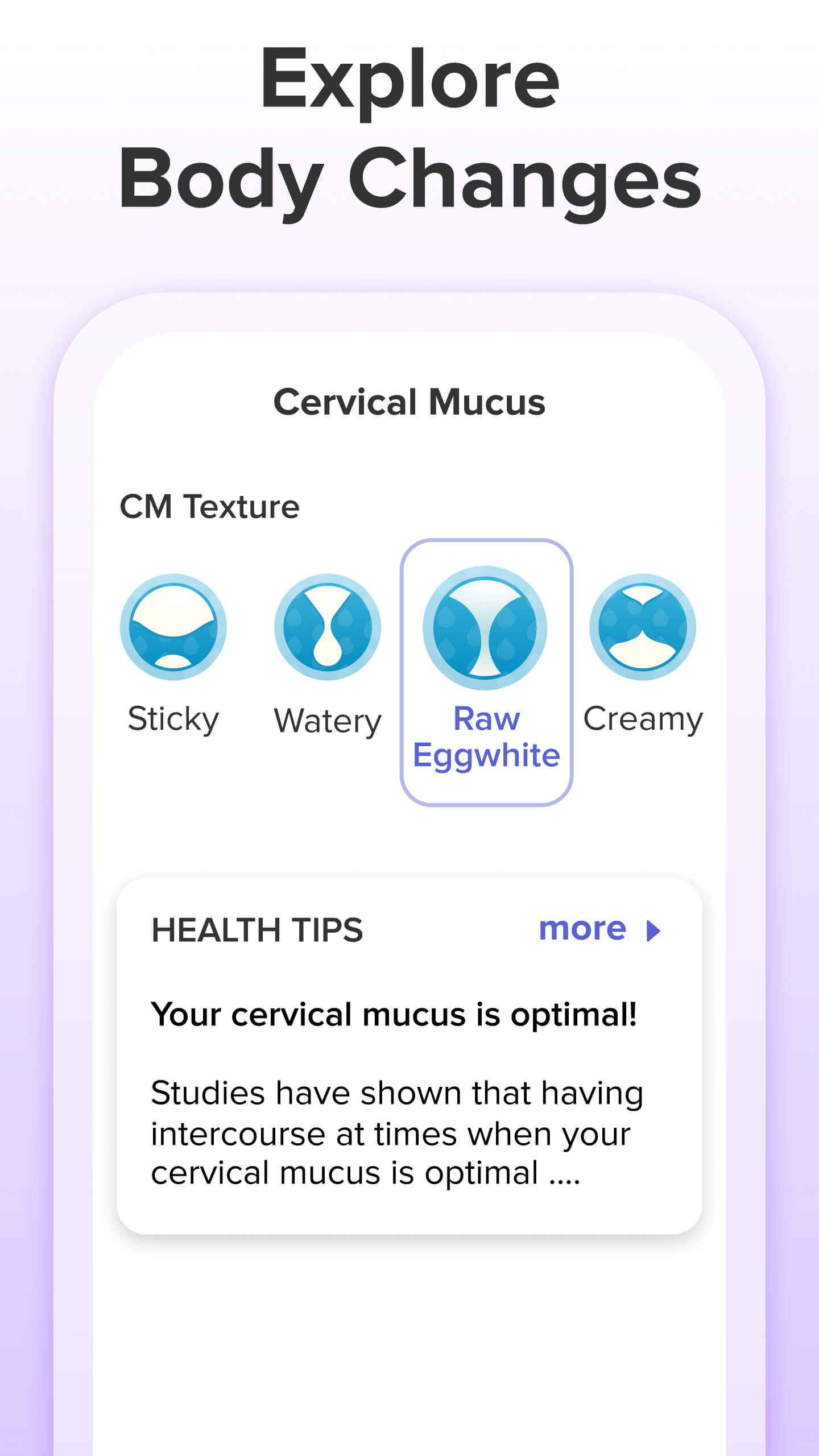 اسکرین شات 4 برنامه Period Tracker App | Eve Glow