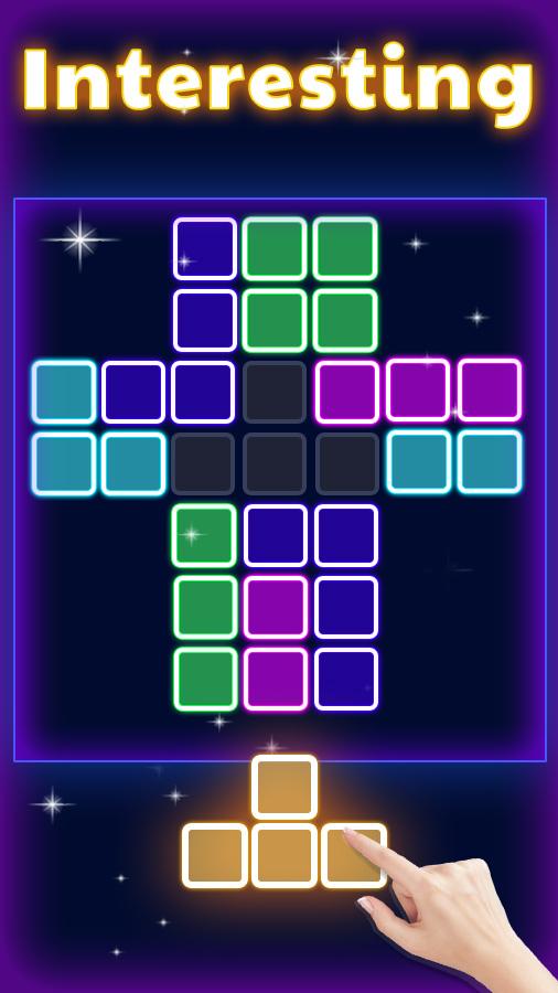 اسکرین شات 3 بازی Glow Puzzle Block - Classic Pu