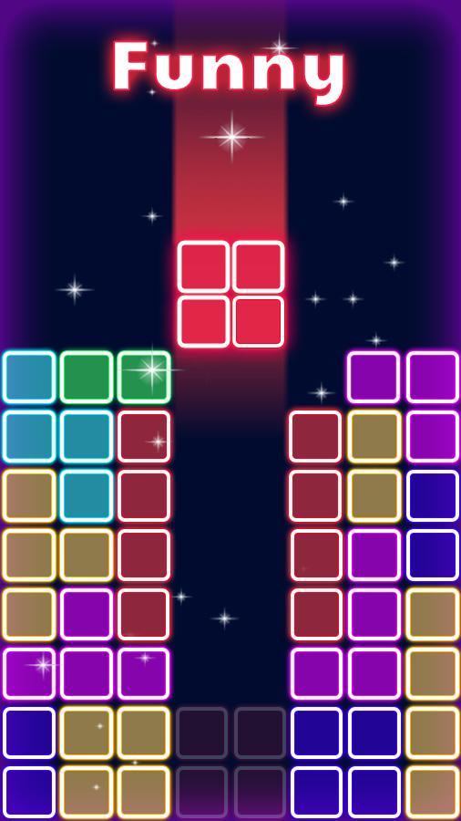 اسکرین شات 2 بازی Glow Puzzle Block - Classic Pu