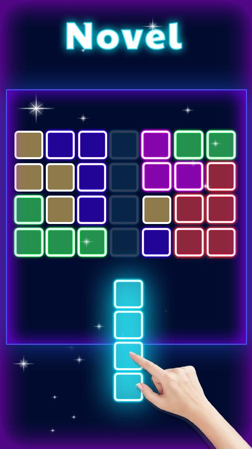اسکرین شات 4 بازی Glow Puzzle Block - Classic Pu
