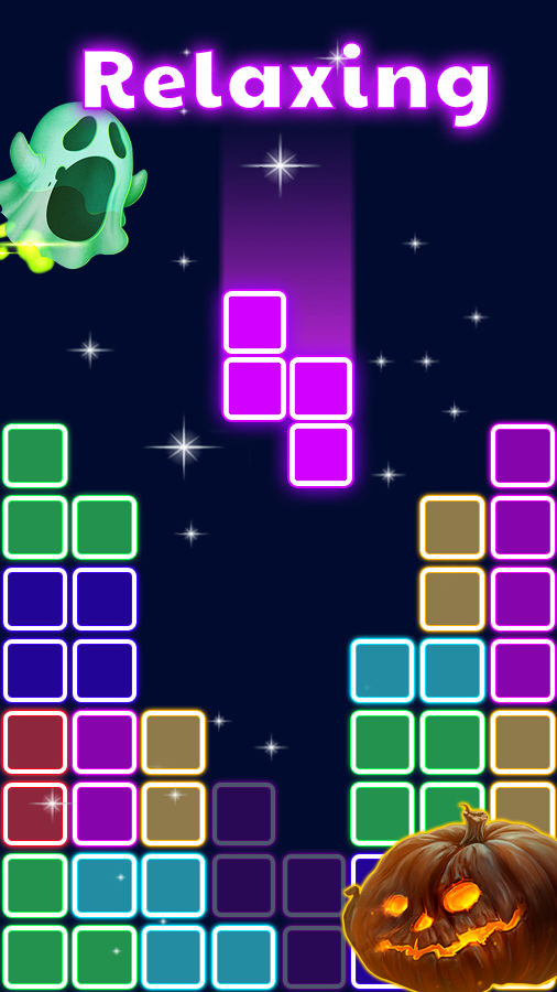 اسکرین شات 1 بازی Glow Blast - Block Puzzle