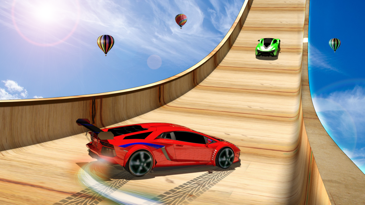 اسکرین شات 4 بازی Mega Ramp Cars Racing Stunts