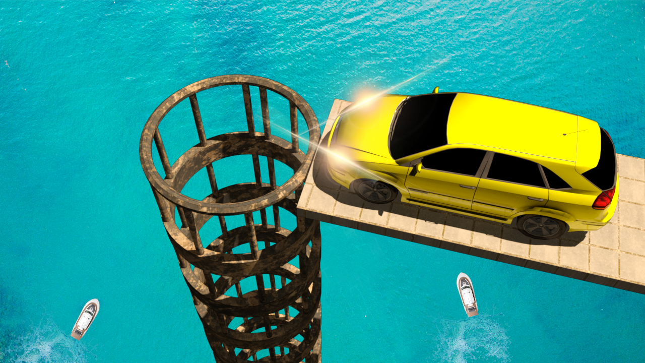 اسکرین شات 3 بازی Mega Ramp Cars Racing Stunts