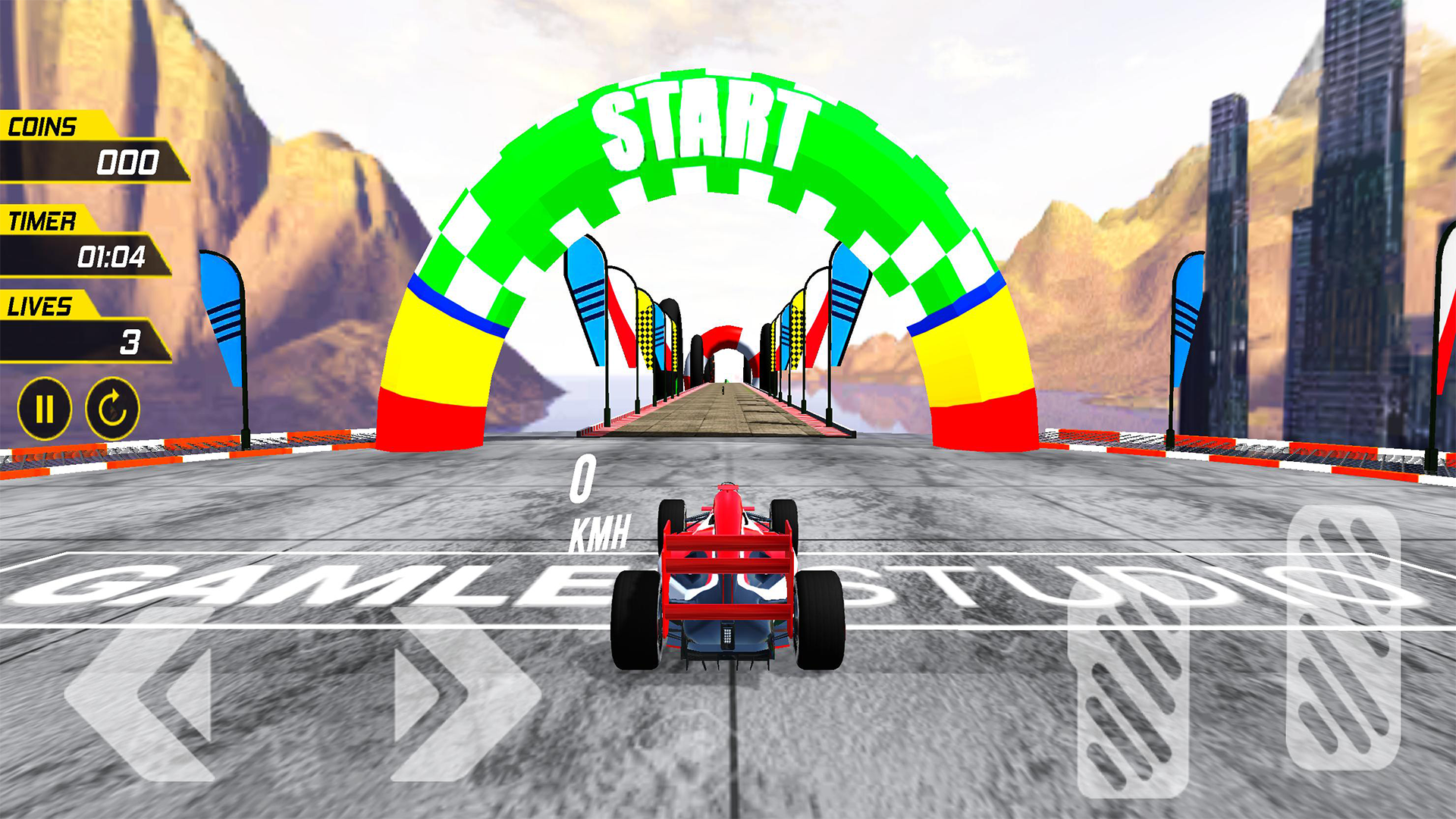 اسکرین شات 1 بازی Mega Ramp Car : Formula Racing