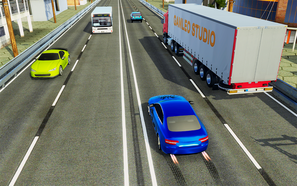 اسکرین شات 2 بازی Real Highway Traffic Car Race