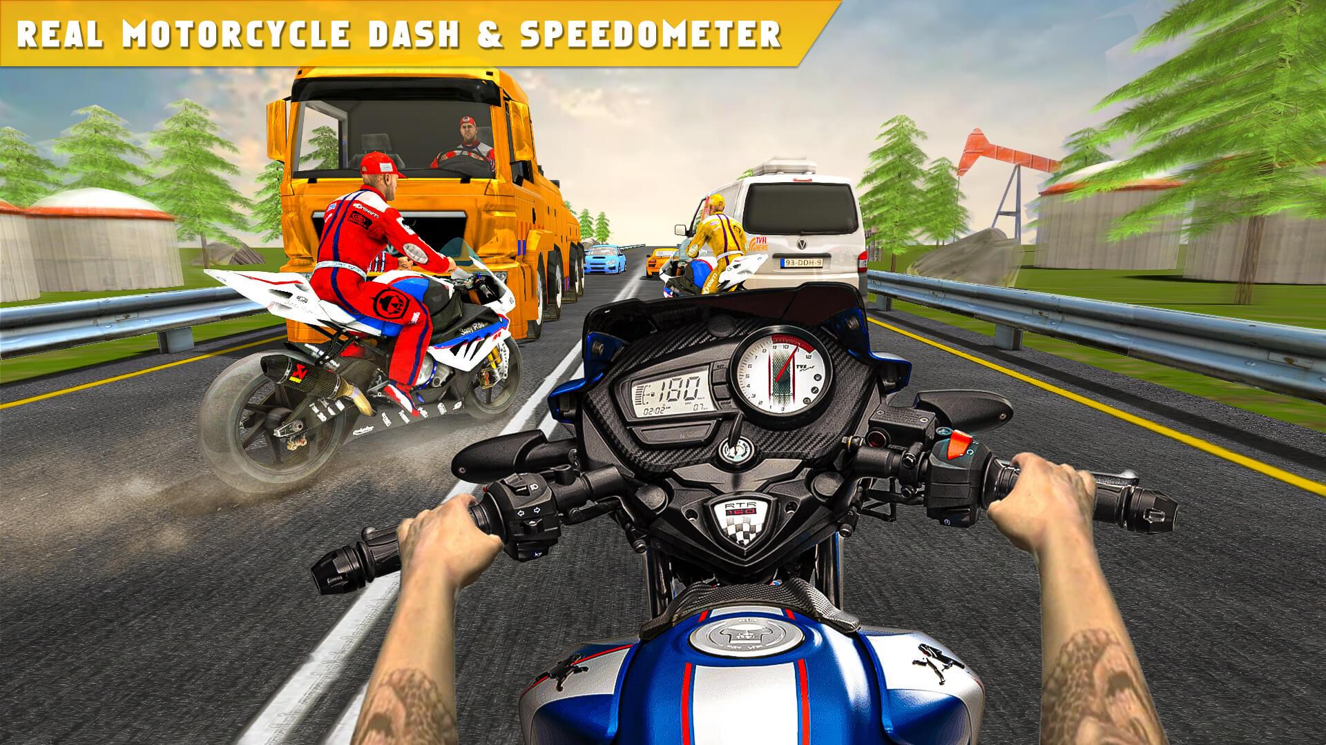 اسکرین شات 2 بازی Highway Traffic Bike Race Moto