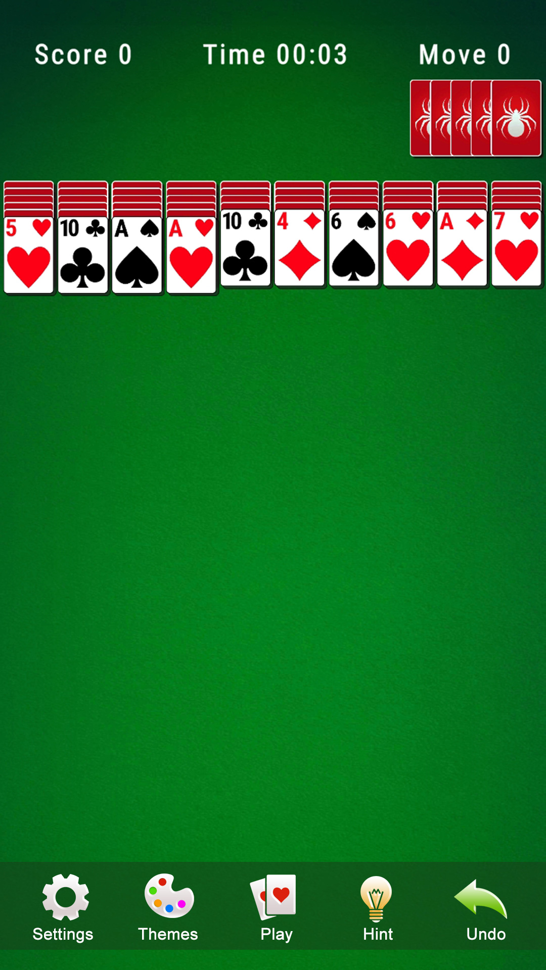 اسکرین شات 2 بازی Spider Solitaire 2023