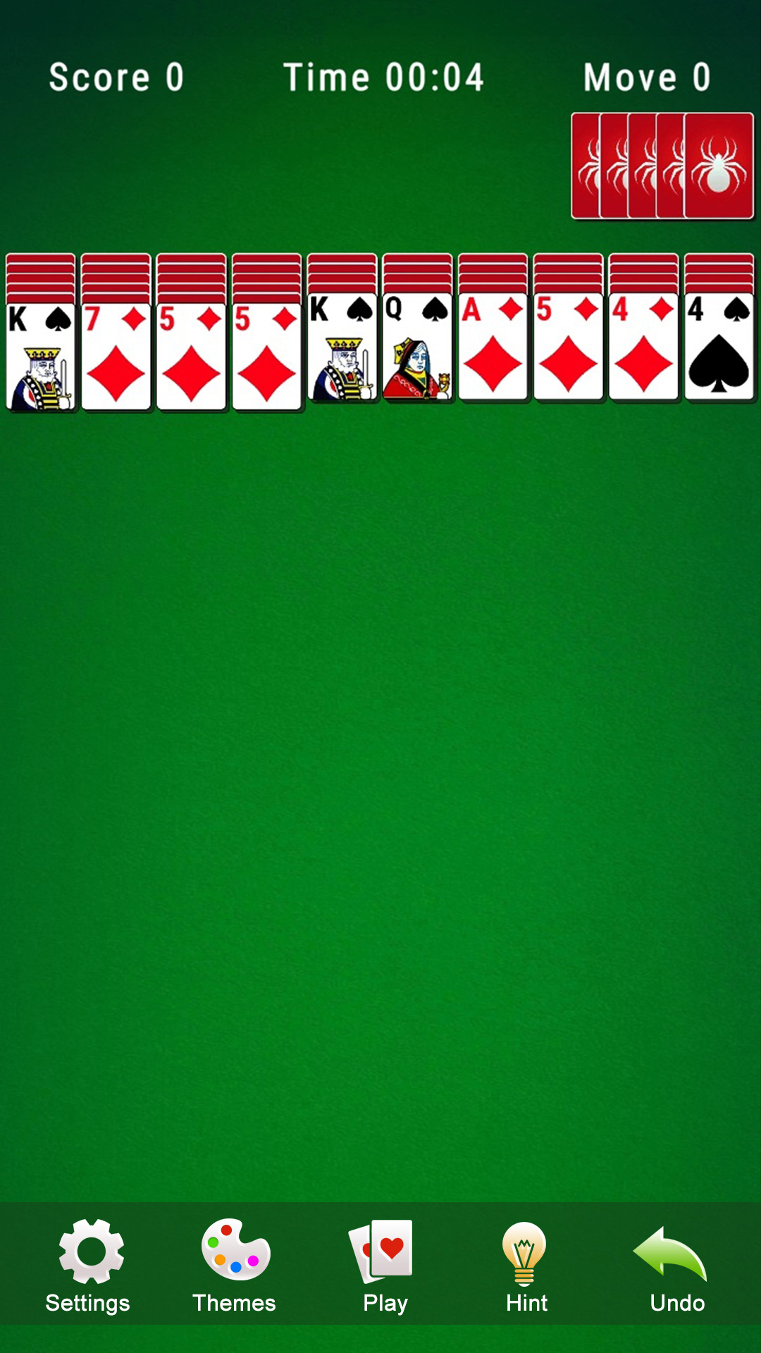 اسکرین شات 3 بازی Spider Solitaire 2023