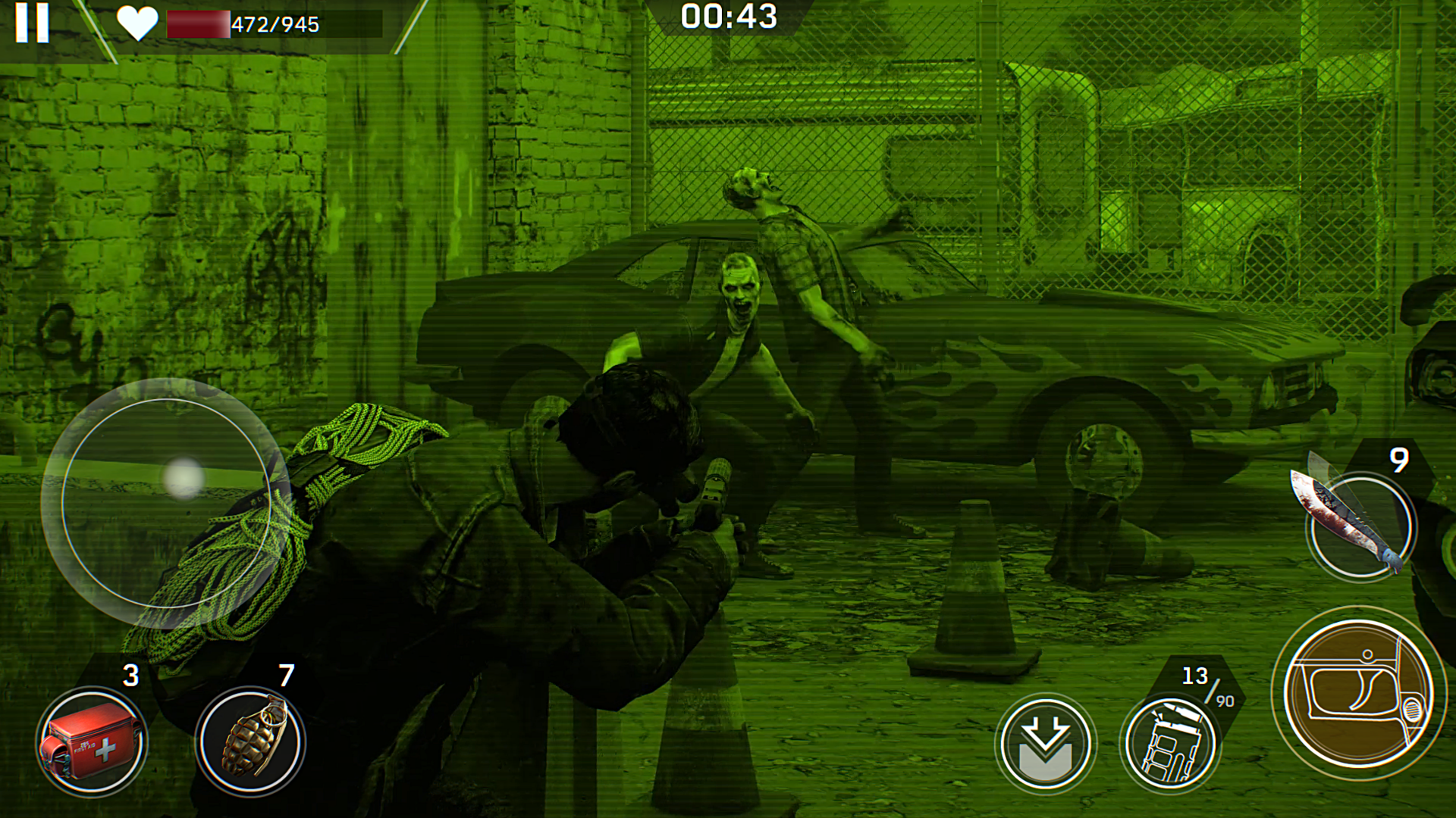 اسکرین شات 4 بازی Left to Survive: Zombie Games