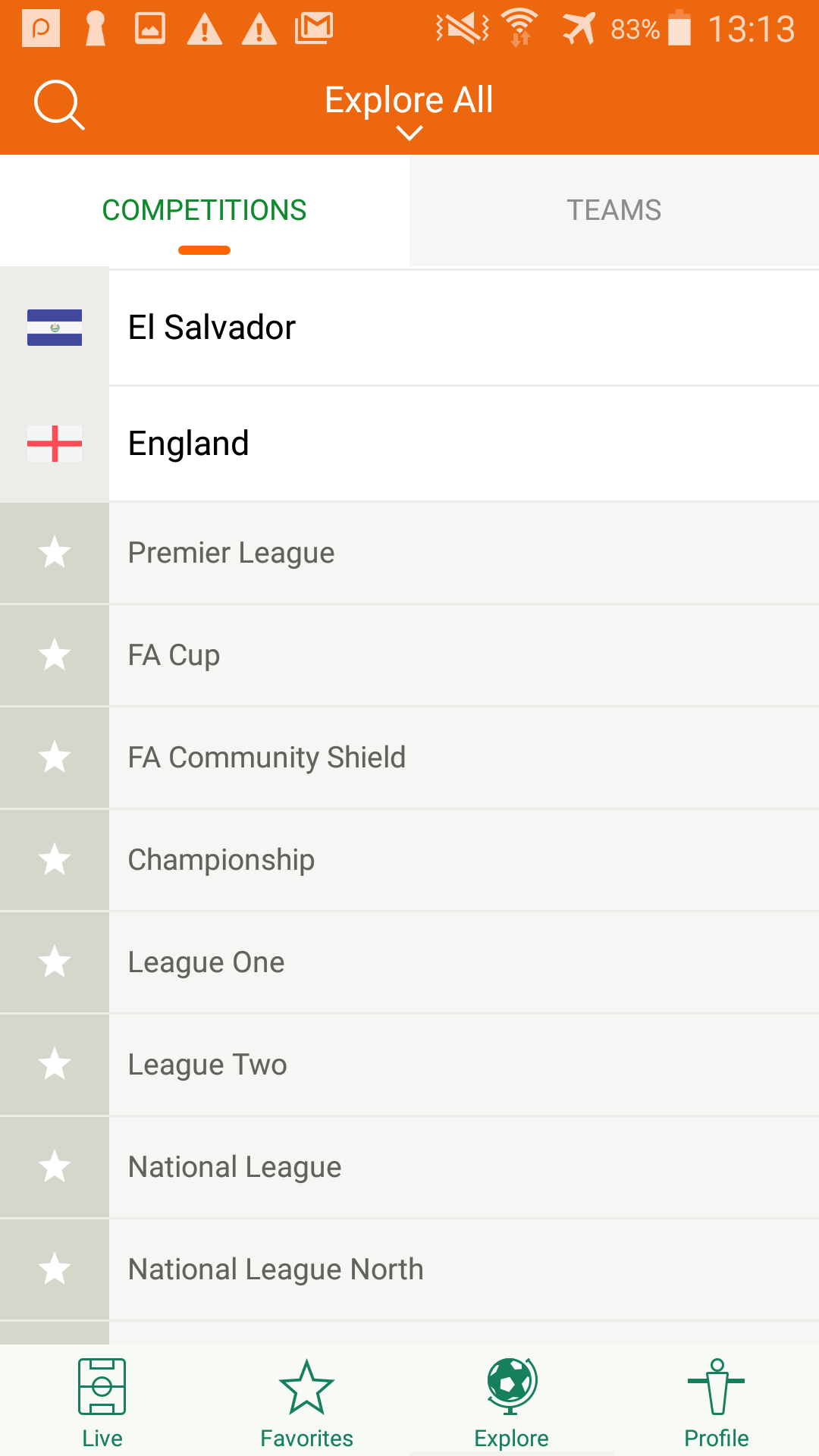 اسکرین شات 3 برنامه Futbol24 soccer livescore app