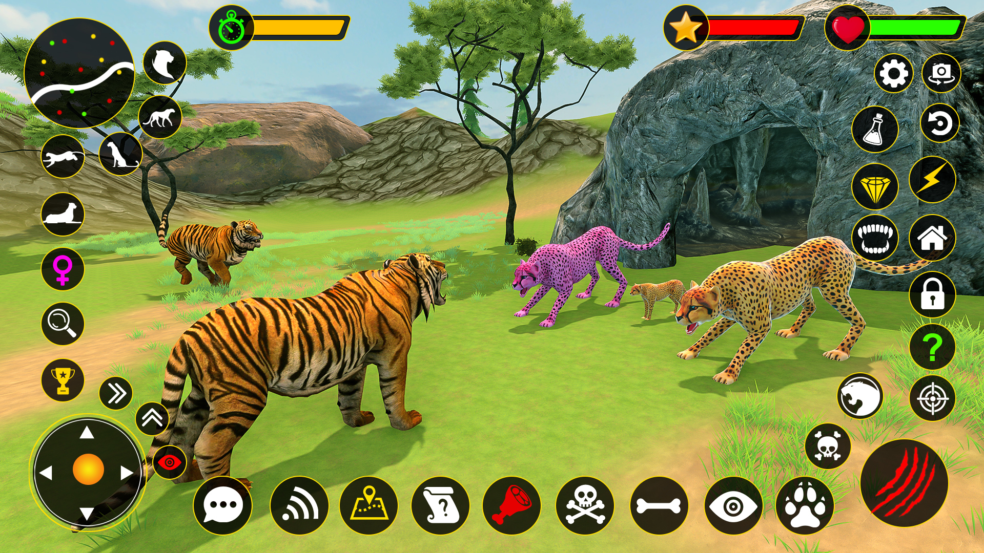 اسکرین شات 3 بازی Cheetah Simulator Cheetah Game