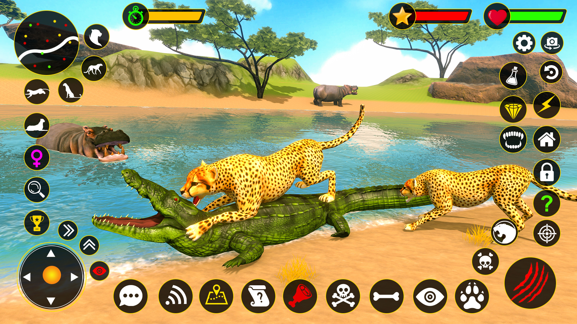 اسکرین شات 2 بازی Cheetah Simulator Cheetah Game