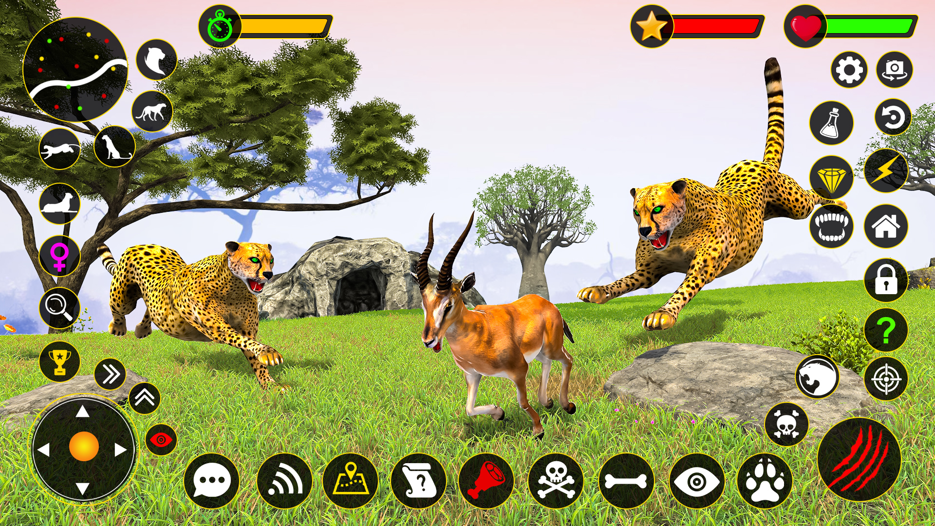 اسکرین شات 5 بازی Cheetah Simulator Cheetah Game