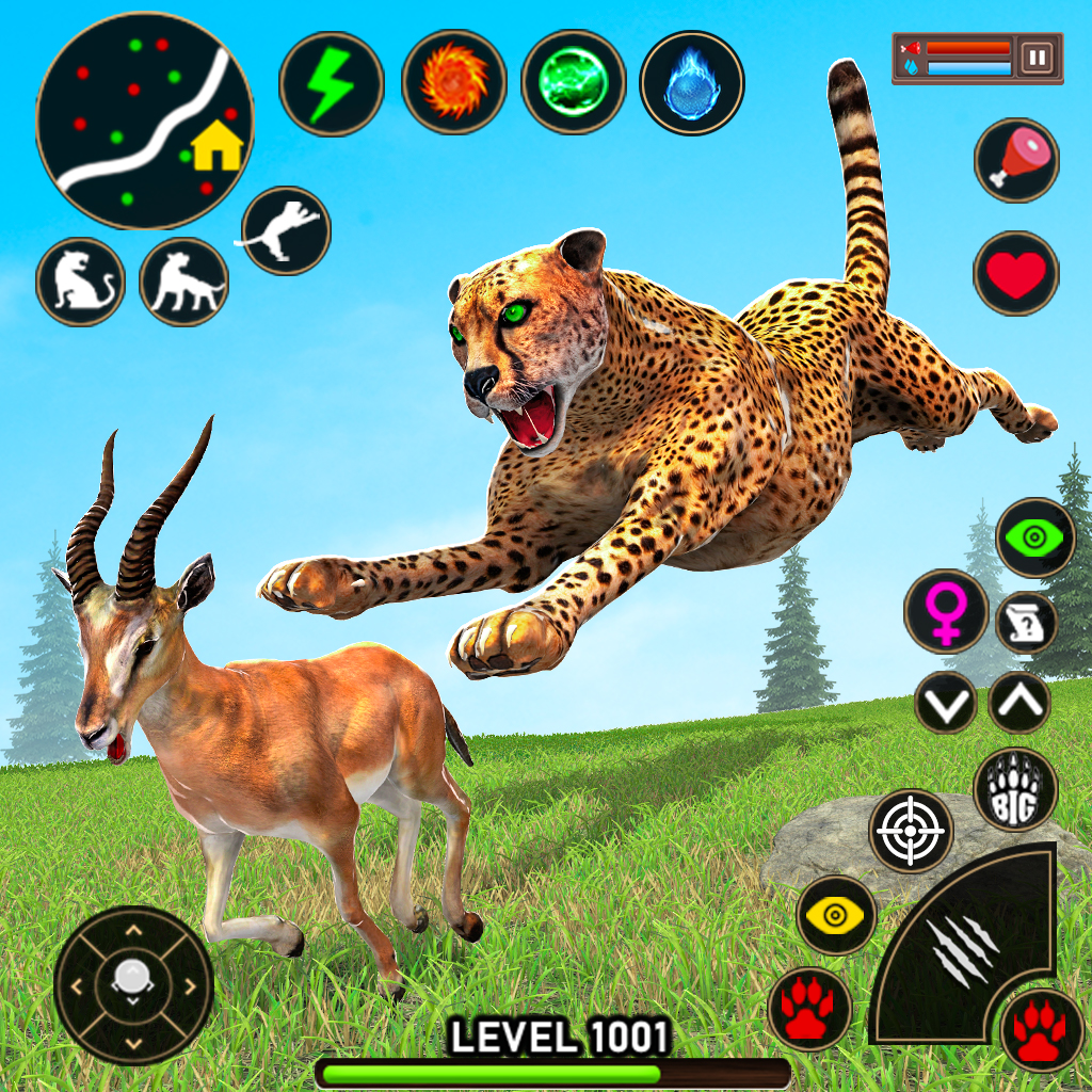 اسکرین شات 4 بازی Cheetah Simulator Cheetah Game