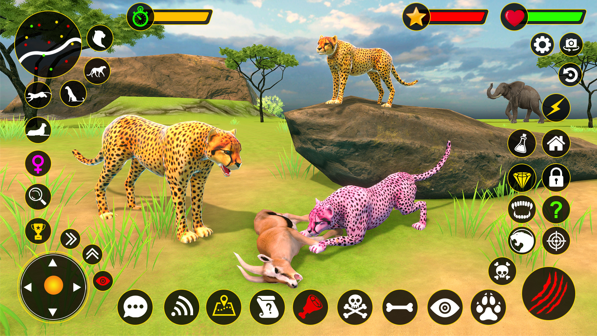 اسکرین شات 1 بازی Cheetah Simulator Cheetah Game
