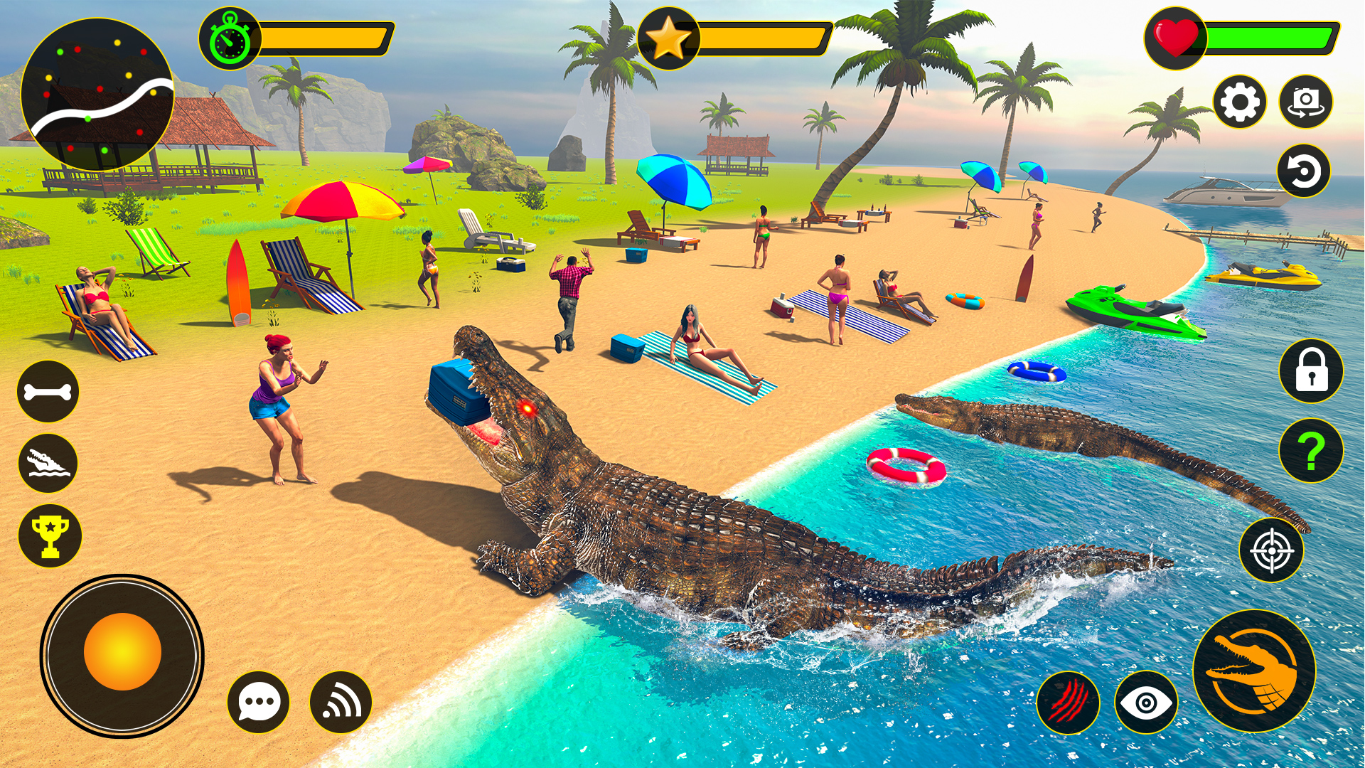 اسکرین شات 5 بازی Crocodile Games Animal Hunting