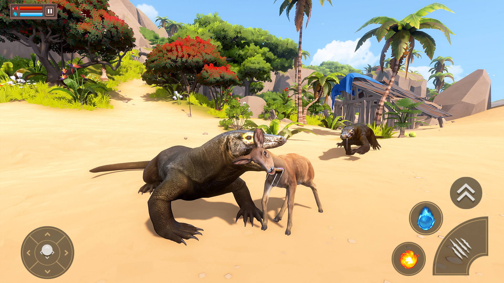 اسکرین شات 1 بازی Komodo Dragon : Dragon Games