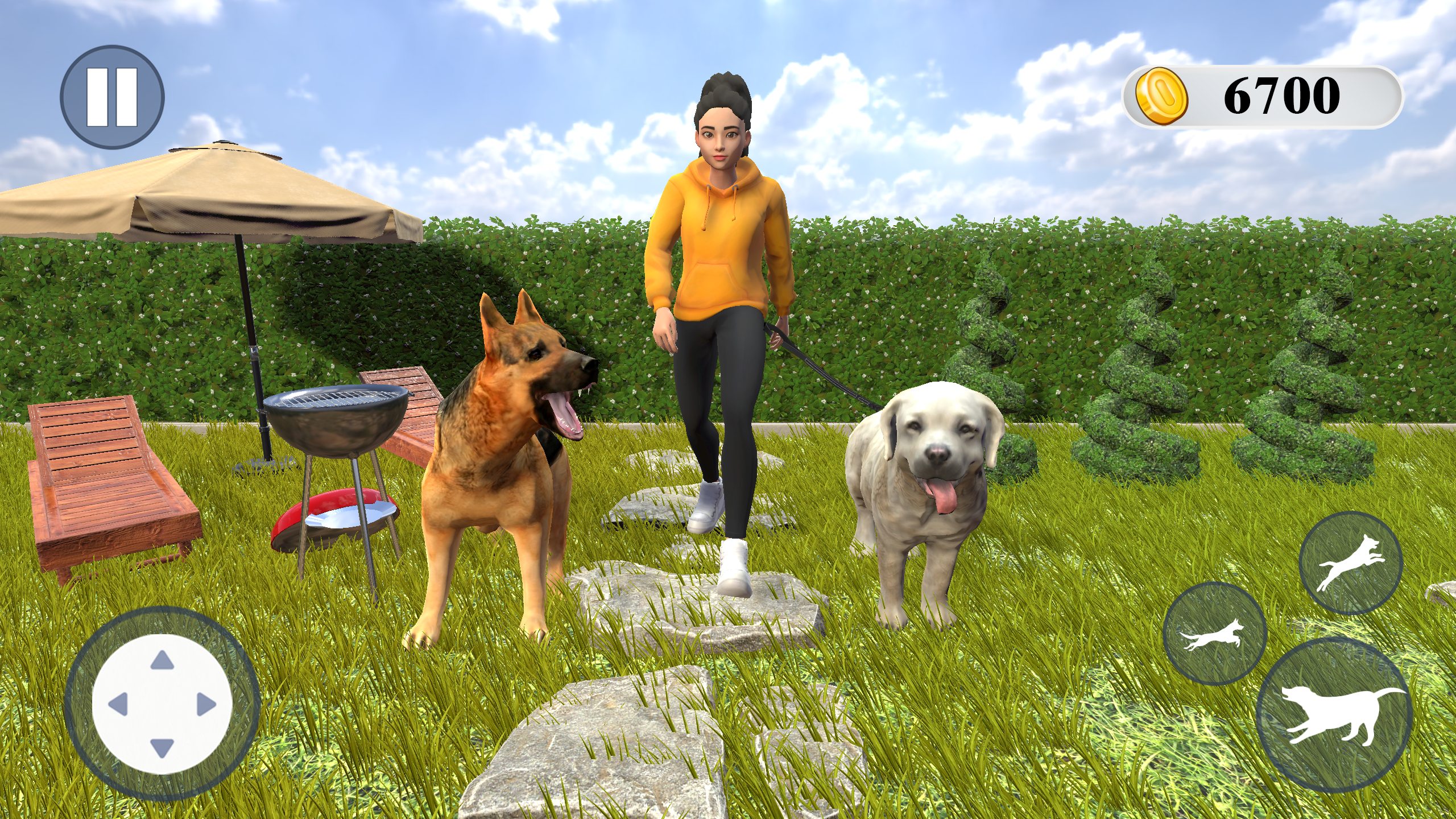 اسکرین شات 2 بازی Virtual Pet Dog Sim: Dog Games