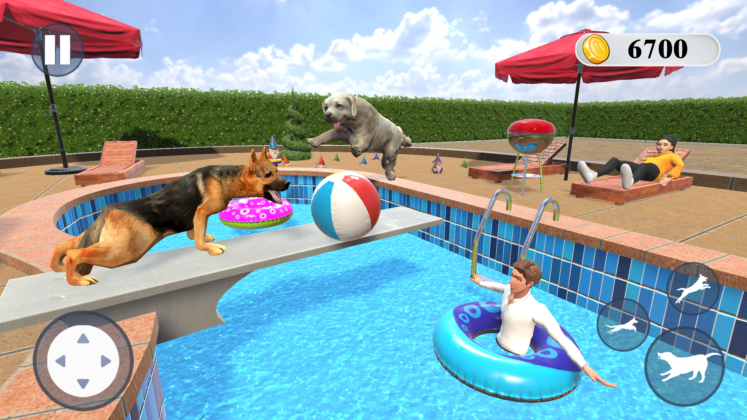 اسکرین شات 3 بازی Virtual Pet Dog Sim: Dog Games