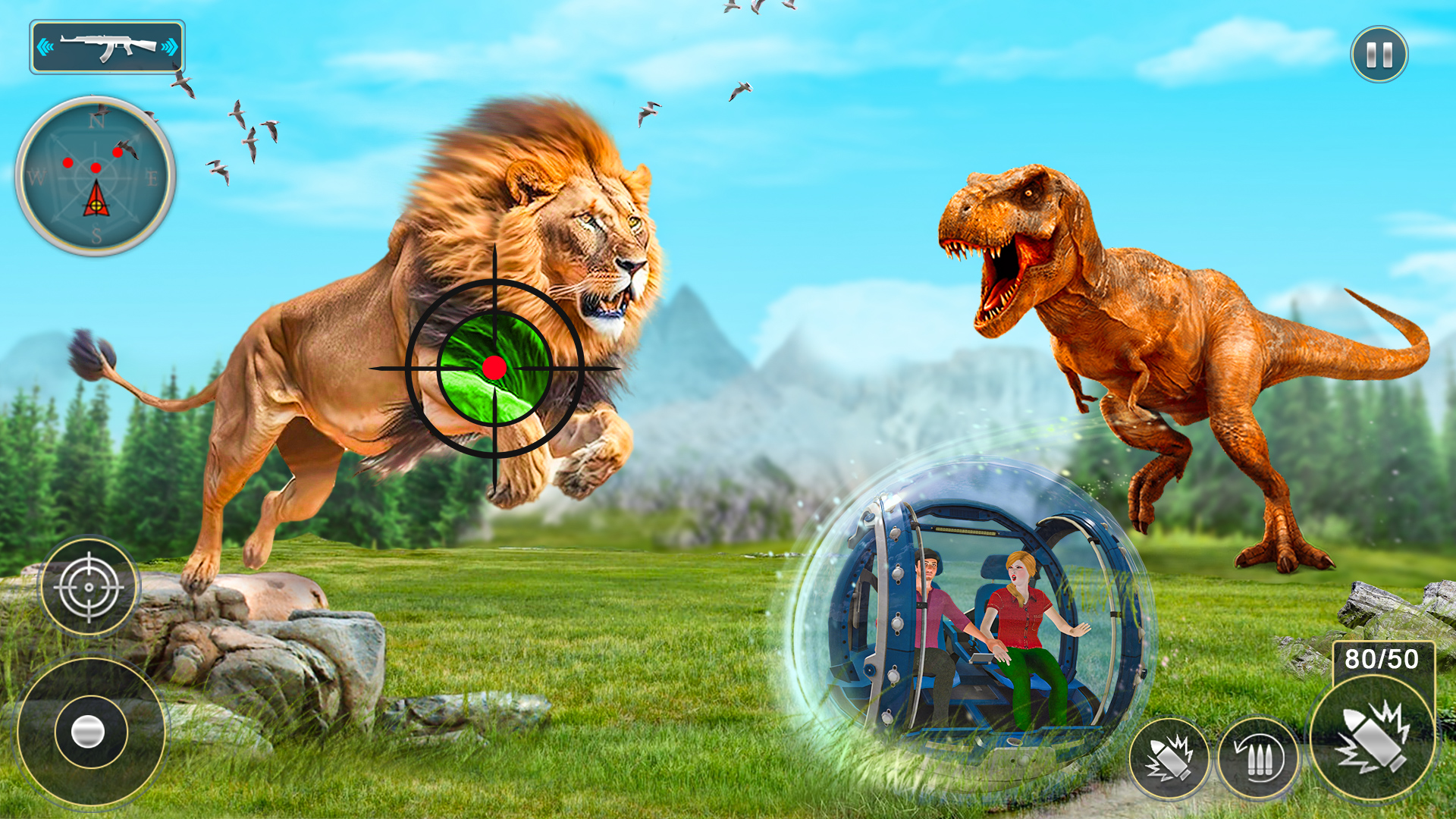 اسکرین شات 2 بازی Lion Games - Sniper Hunting