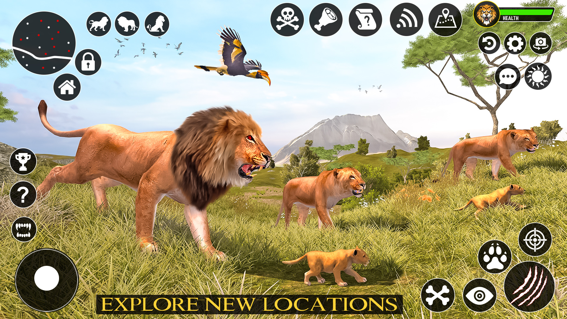 اسکرین شات 2 برنامه Ultimate Lion Simulator Game