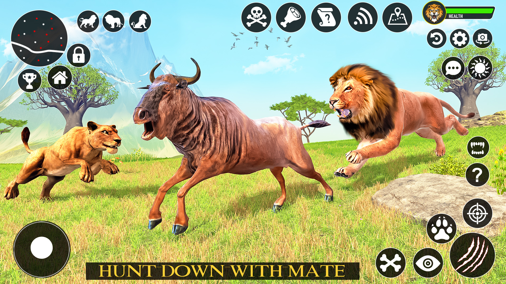 اسکرین شات 1 برنامه Ultimate Lion Simulator Game