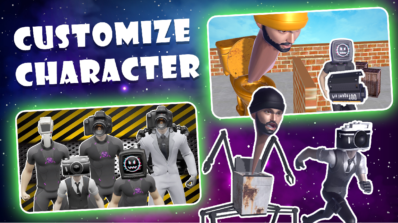 اسکرین شات 3 بازی Skibydy Toilet: Smasher Arena