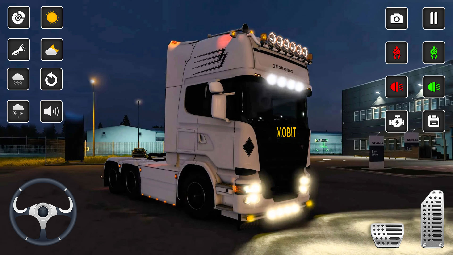 اسکرین شات 1 بازی Truck Game: US Truck Driving