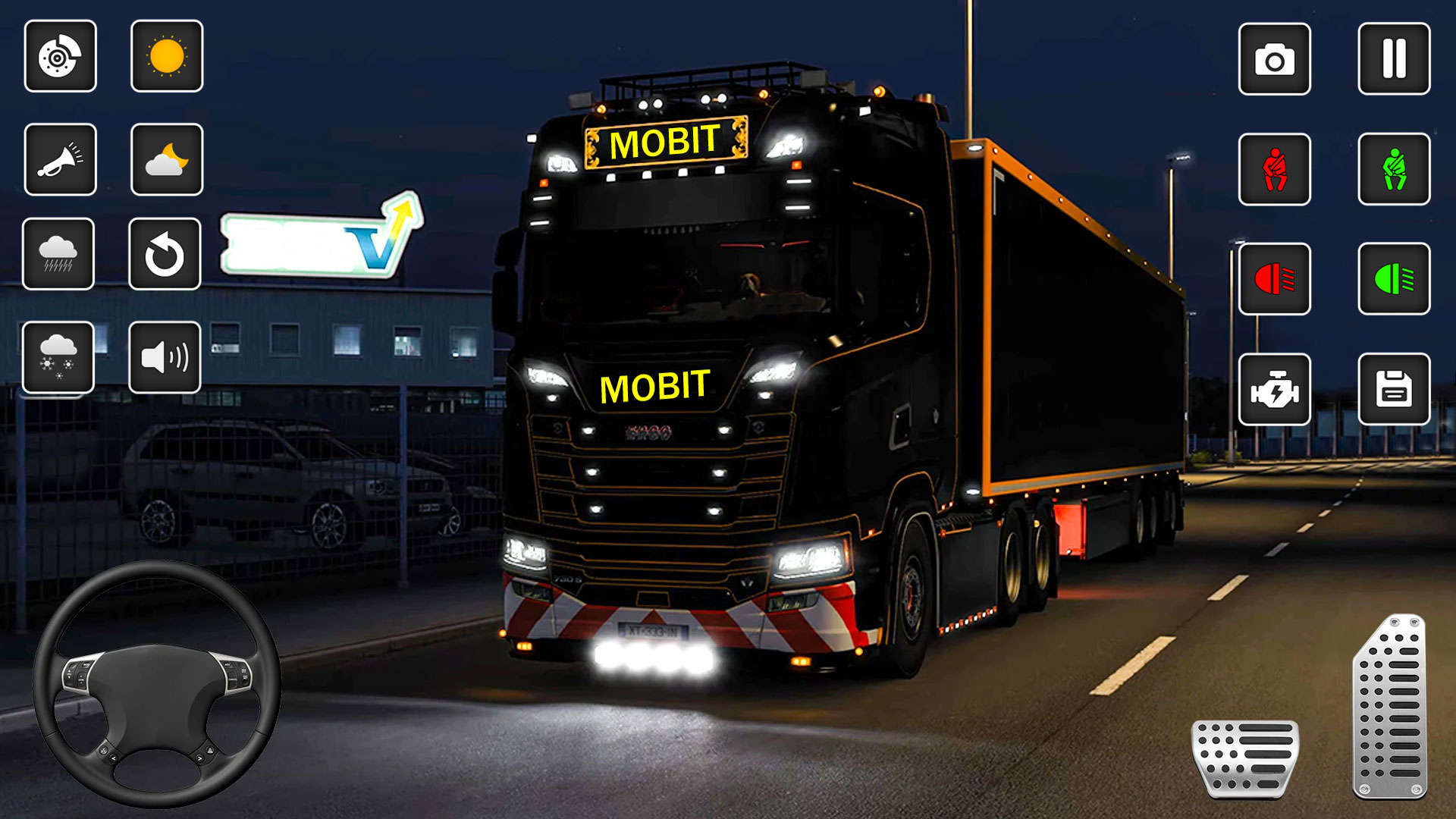 اسکرین شات 4 بازی Truck Game: US Truck Driving