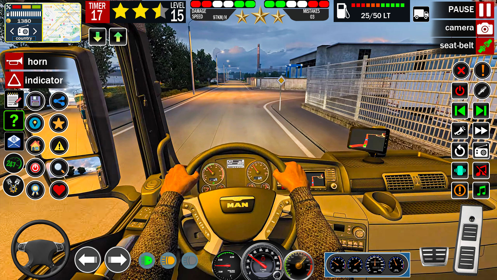 اسکرین شات 1 بازی Euro Truck: Army Truck Driving