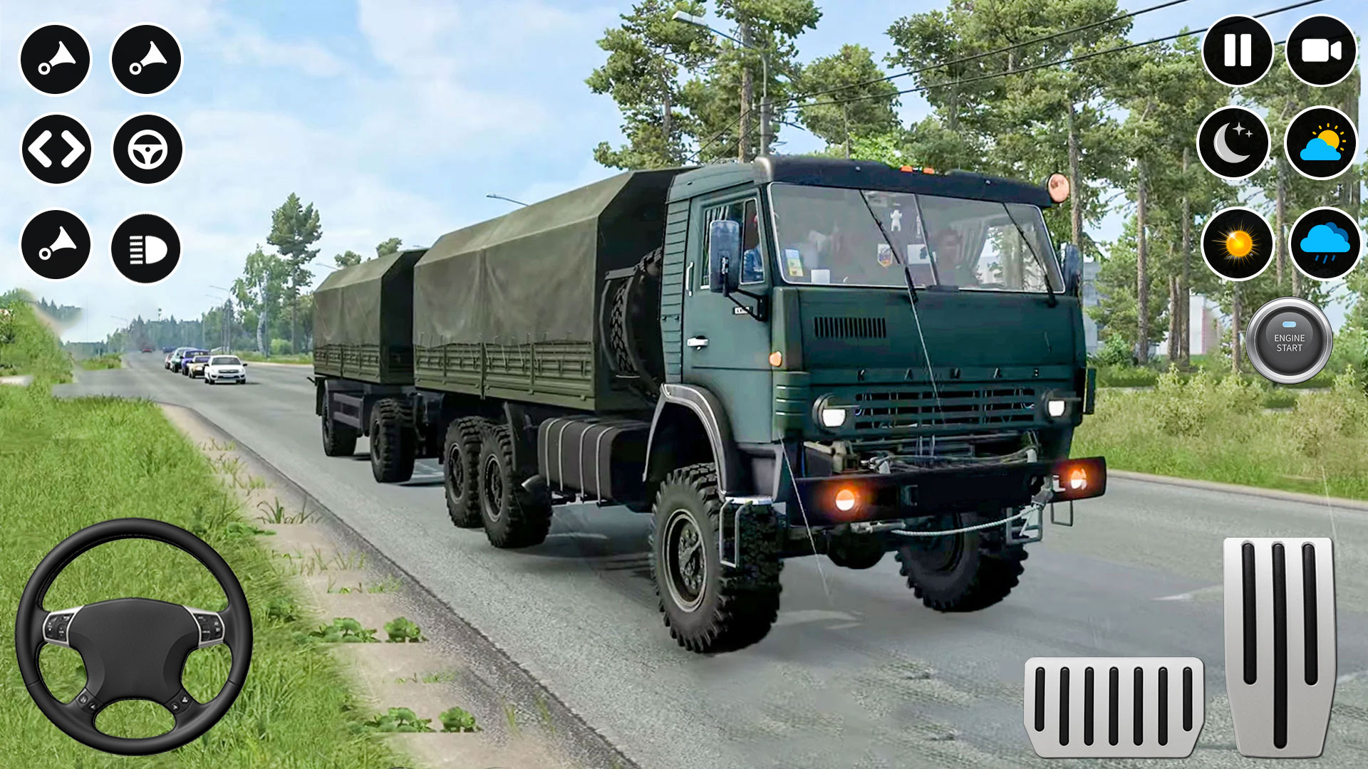 اسکرین شات 1 بازی Euro Truck: Army Truck Driving