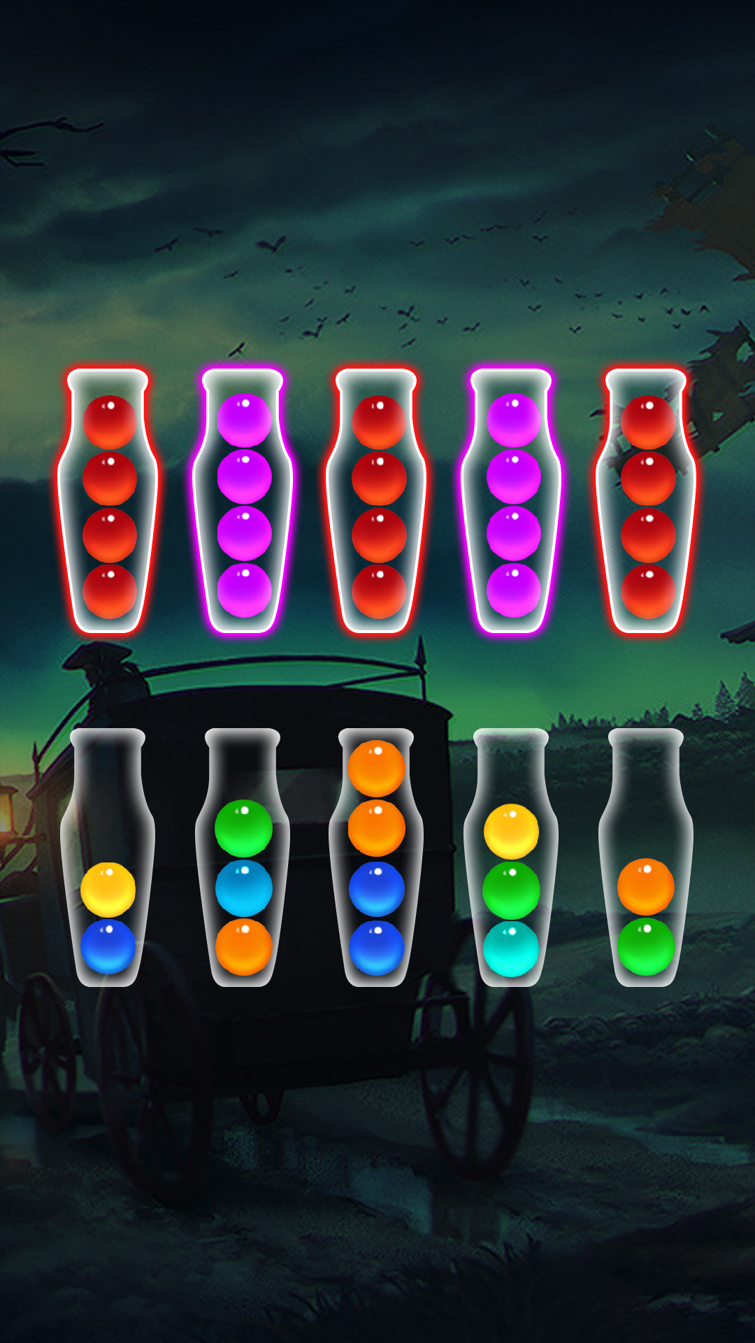 اسکرین شات 2 بازی Bubble Sort Color Puzzle