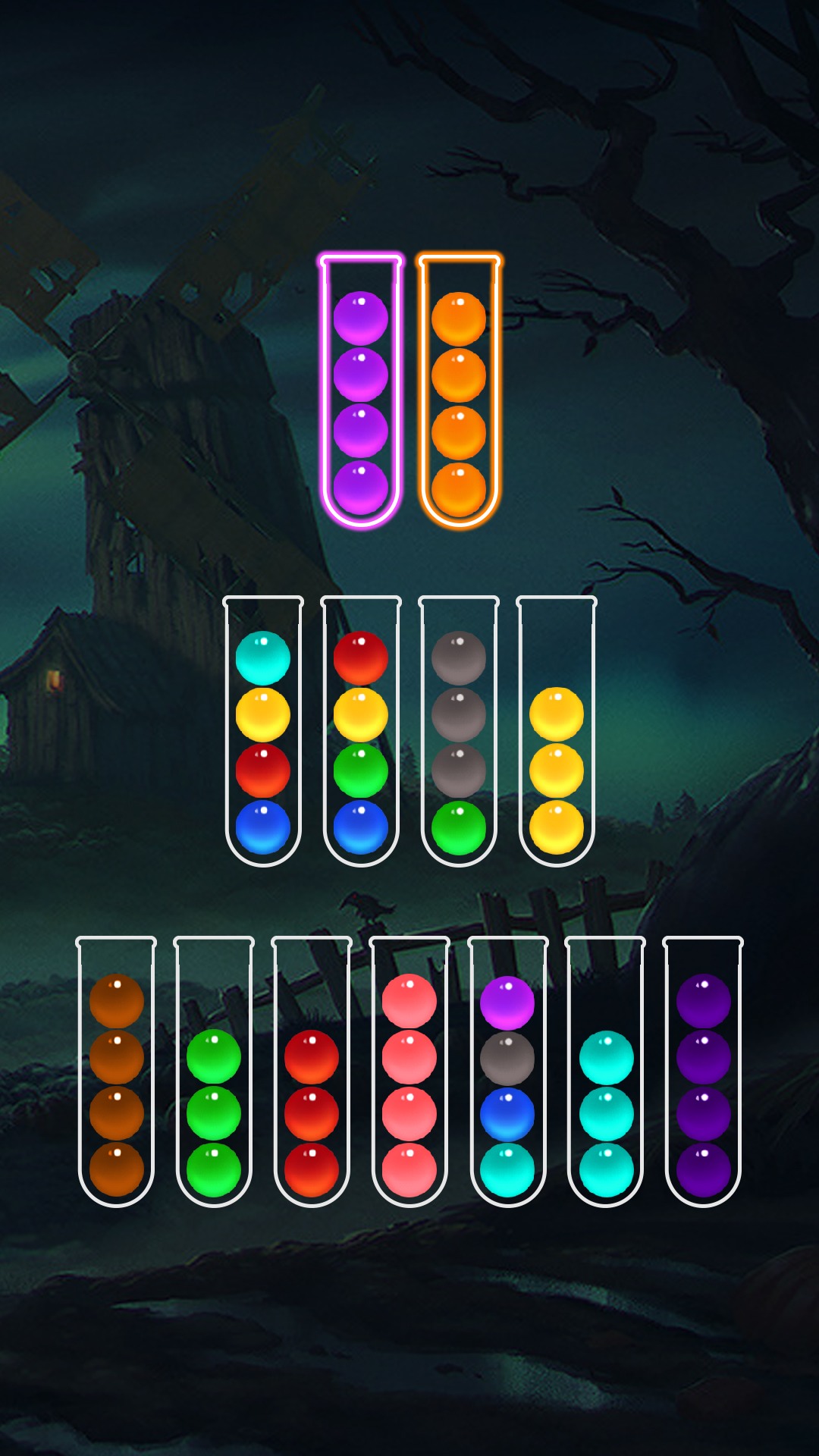 اسکرین شات 6 بازی Bubble Sort Color Puzzle