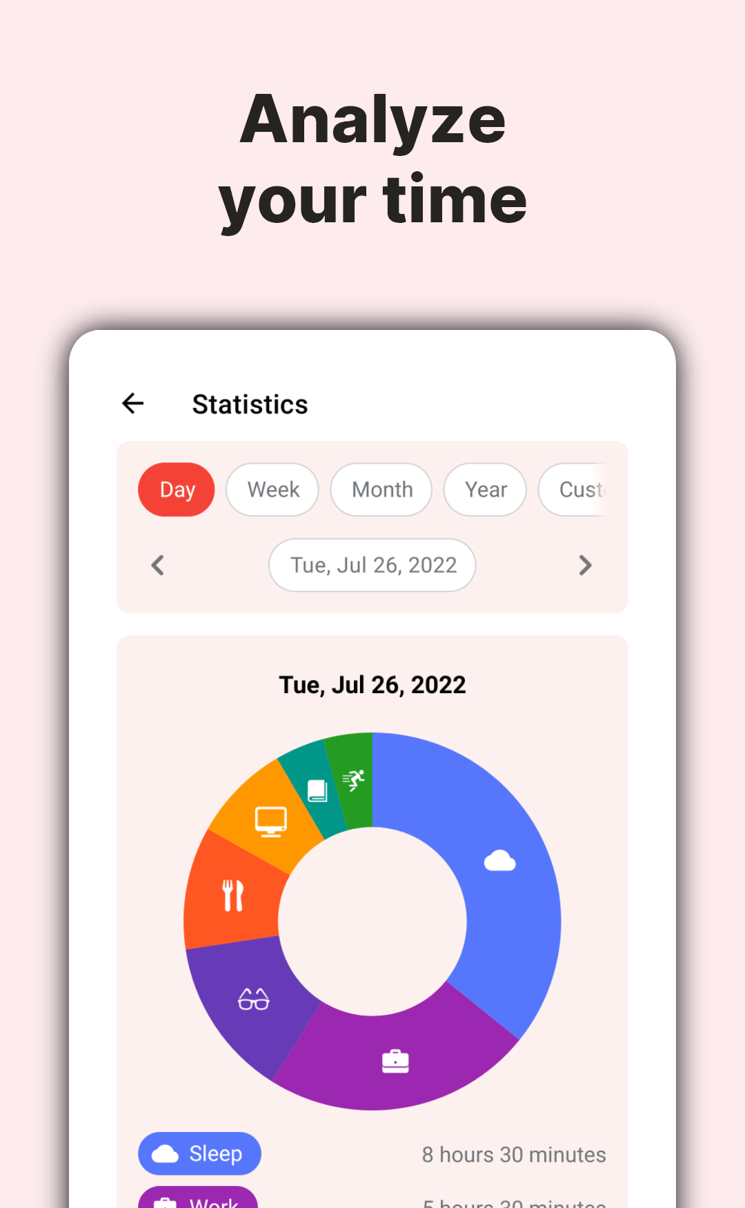 اسکرین شات 3 برنامه TimeTune - Schedule Planner
