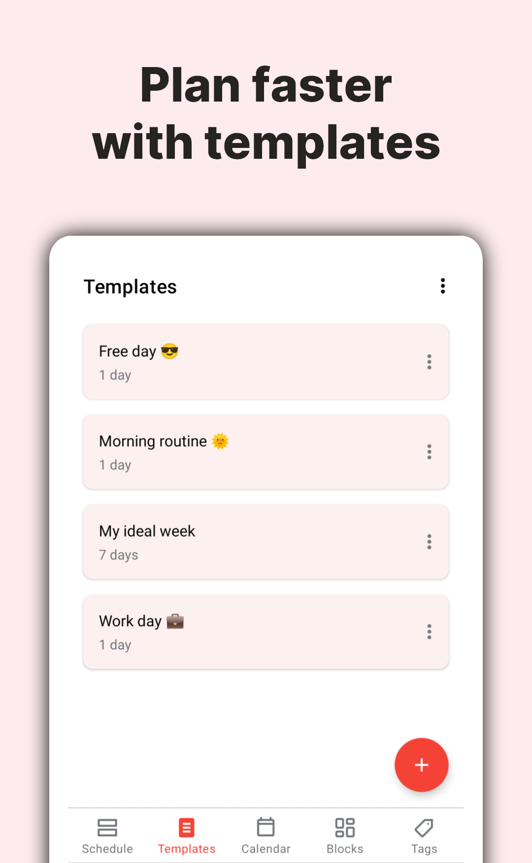 اسکرین شات 2 برنامه TimeTune - Schedule Planner