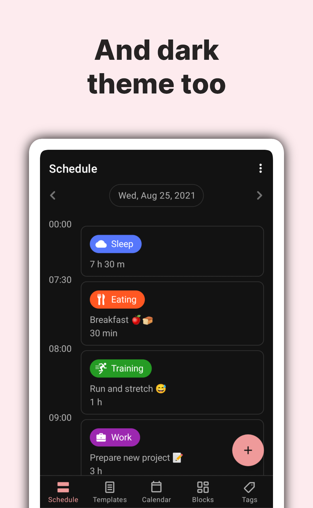 اسکرین شات 8 برنامه TimeTune - Schedule Planner