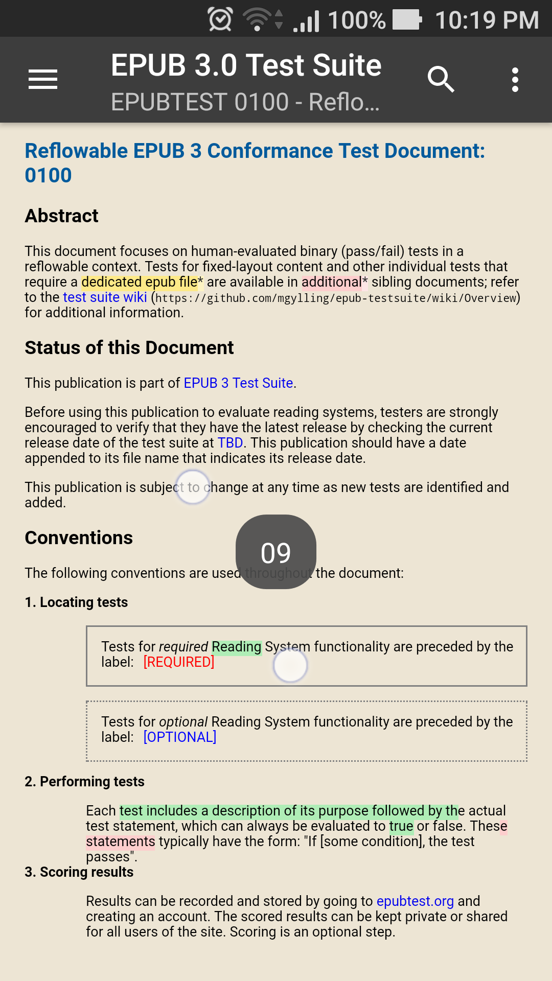 اسکرین شات 4 برنامه Reasily - EPUB Reader