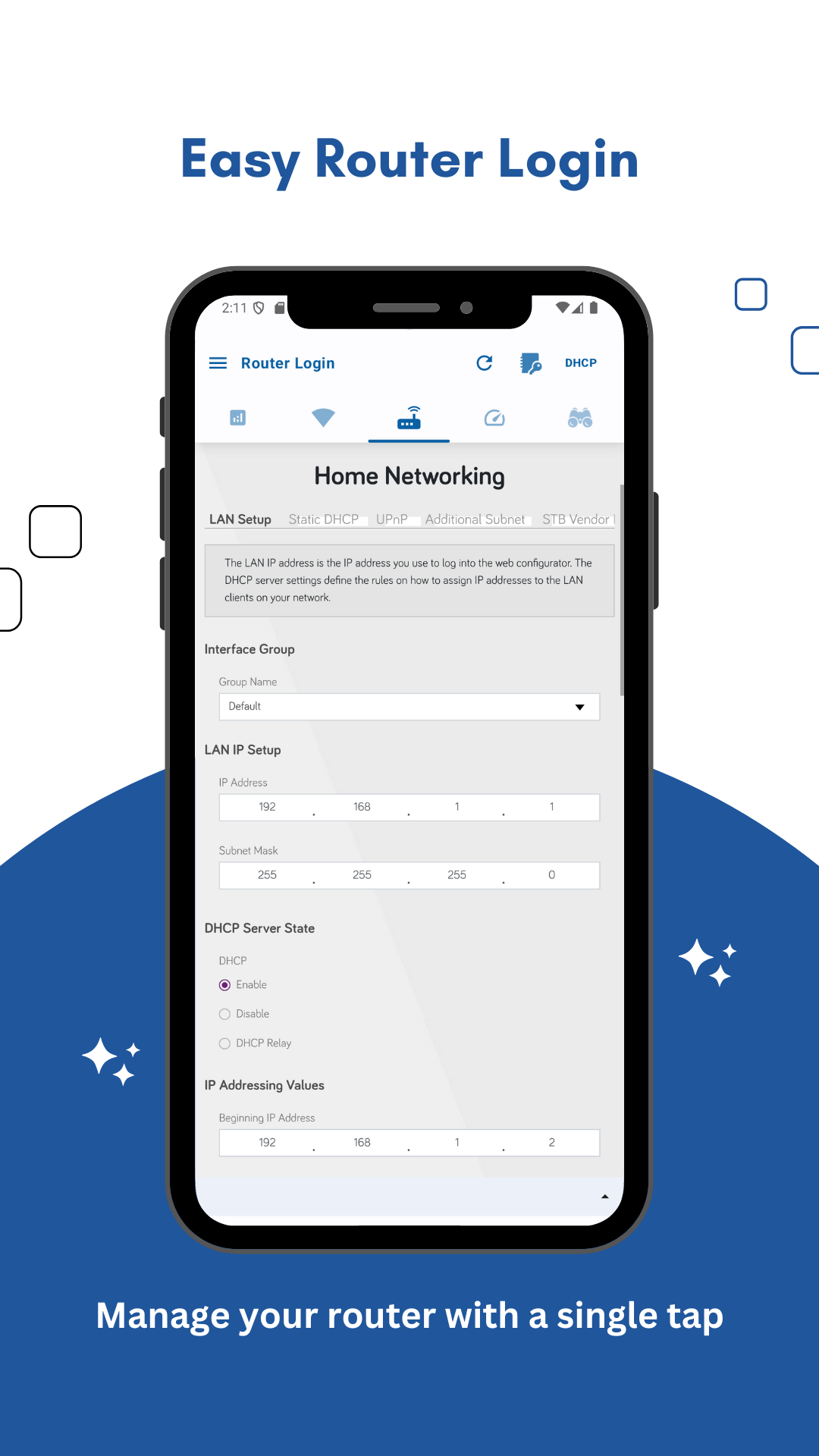 اسکرین شات 2 برنامه WiFi Router Setup & Speedtest