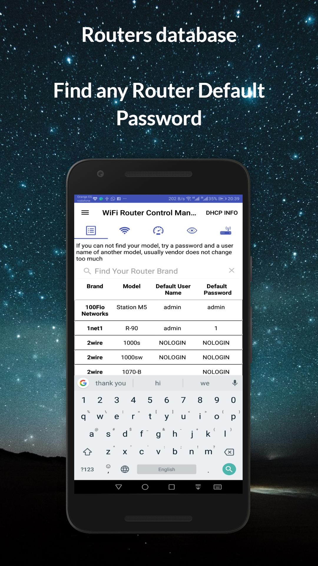 اسکرین شات 3 برنامه WiFi Router Setup & Speedtest