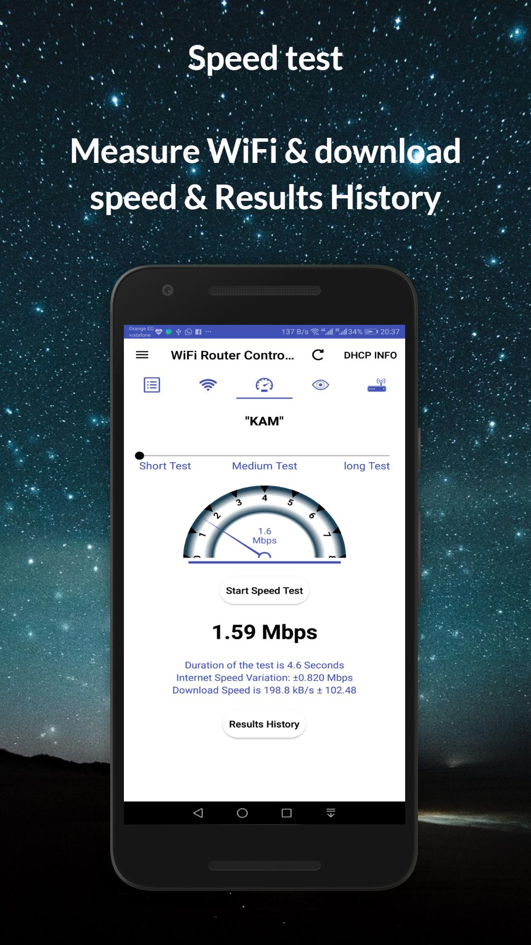 اسکرین شات 2 برنامه WiFi Router Setup & Speedtest