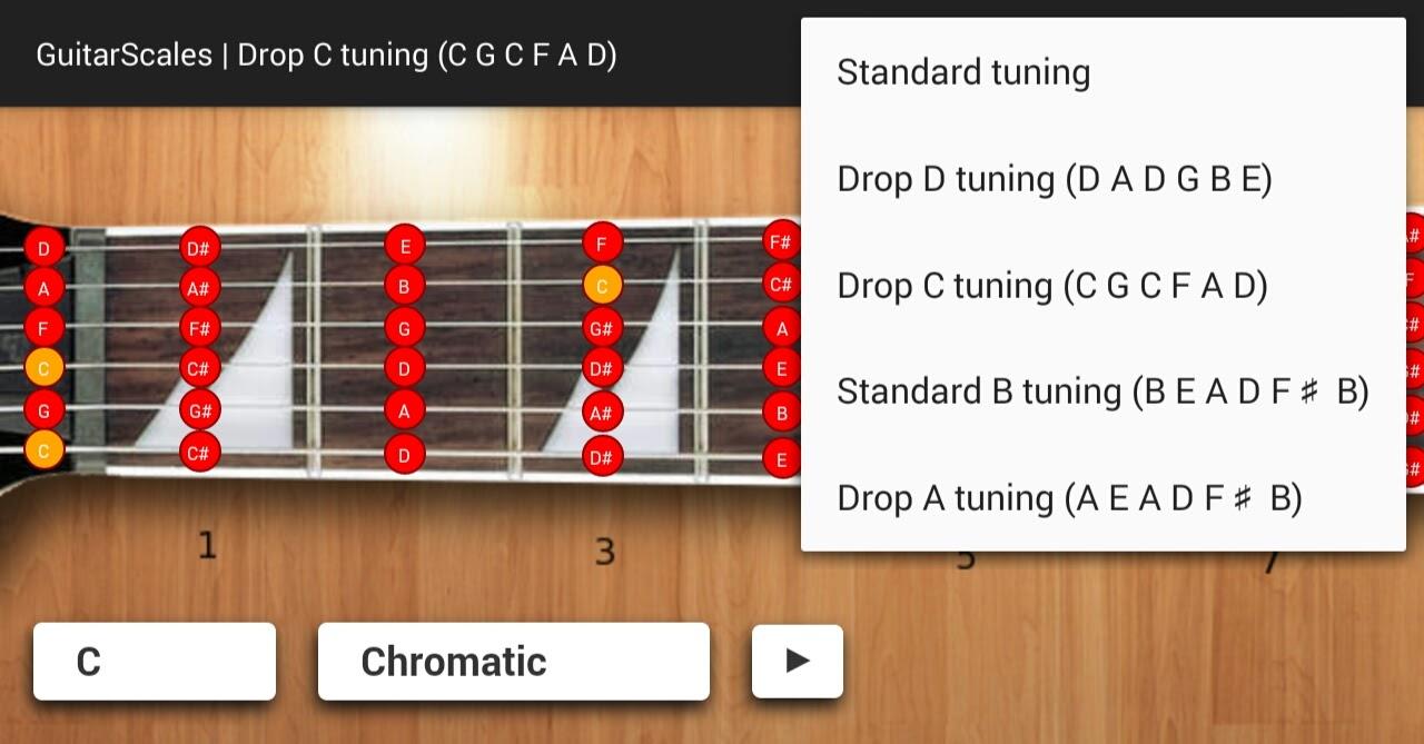 اسکرین شات 5 برنامه GuitarScales