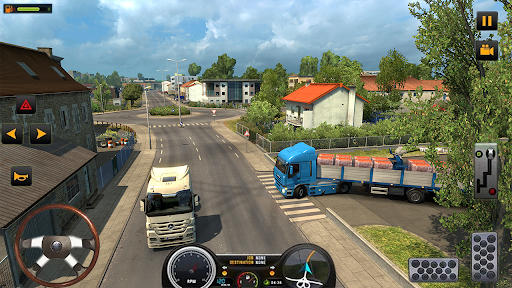 اسکرین شات 2 برنامه US Heavy Modern Truck: Grand Driving Cargo 2021