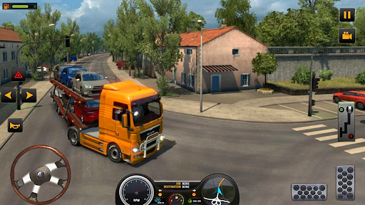 اسکرین شات 5 برنامه US Heavy Modern Truck: Grand Driving Cargo 2021