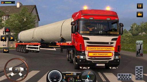 اسکرین شات 3 برنامه US Heavy Modern Truck: Grand Driving Cargo 2021
