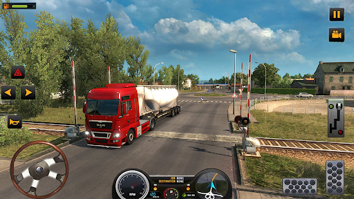 اسکرین شات 7 برنامه US Heavy Modern Truck: Grand Driving Cargo 2021