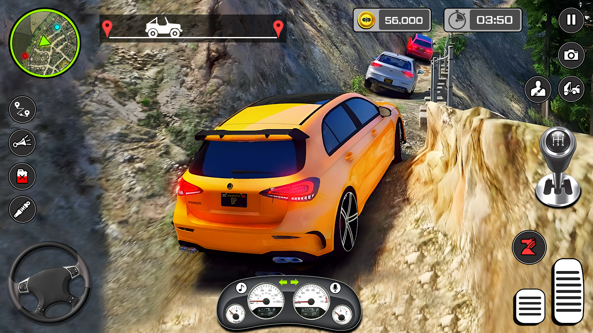 اسکرین شات 2 برنامه Offroad Driving 3d- Jeep Games
