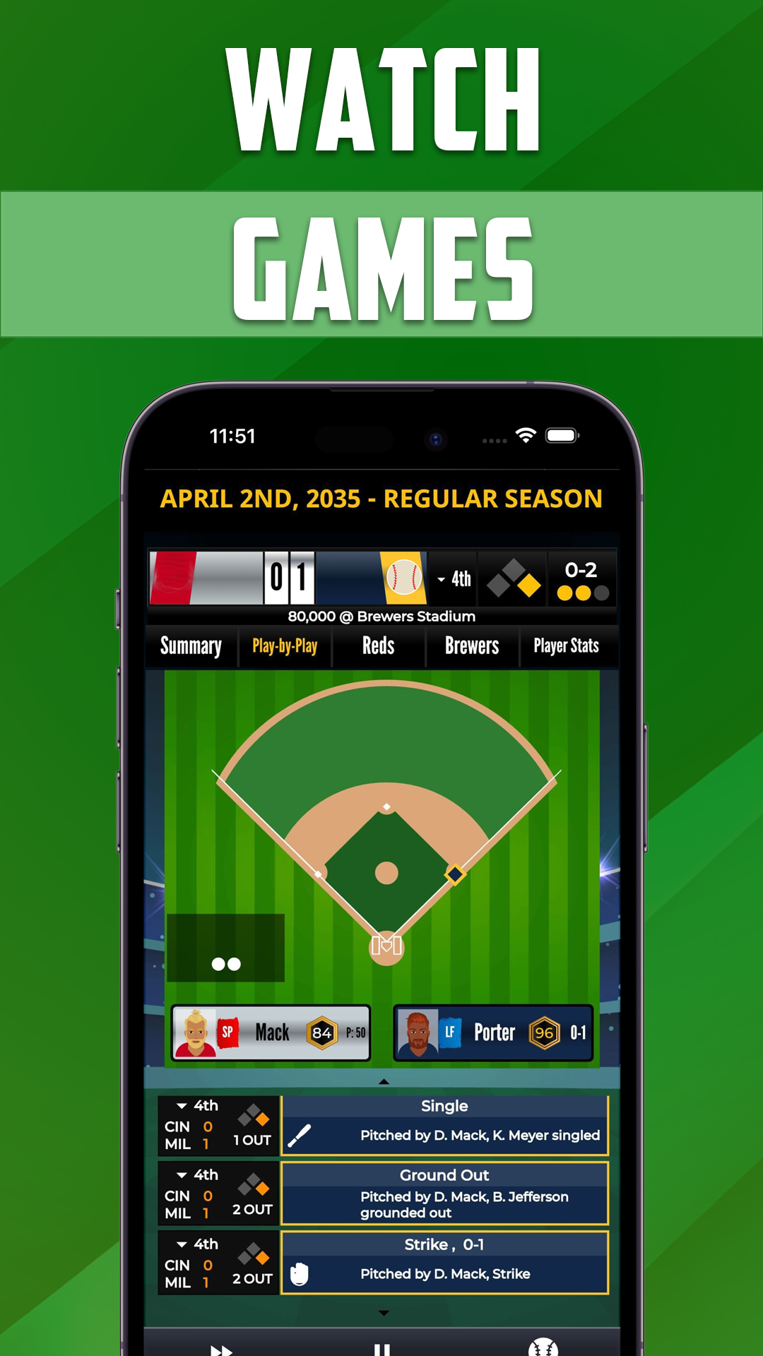 اسکرین شات 4 بازی Ultimate Pro Baseball GM